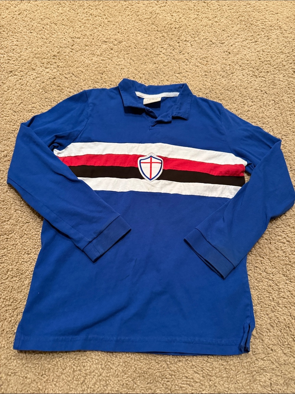Kids Copa U.C. Sampdoria retro football shirt